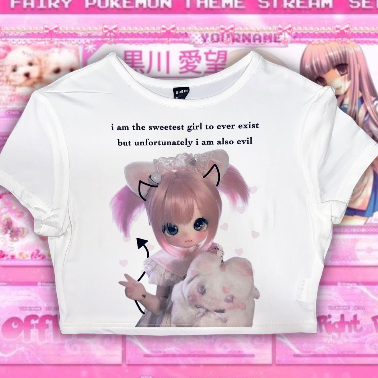 i am the sweetest girl to ever exist but unfortunately i am also evil