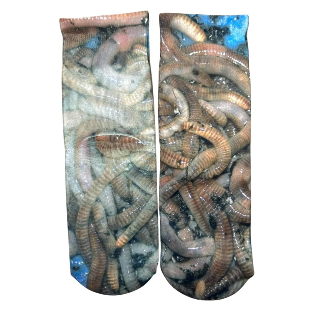 Creepy Crawly Worm Socks