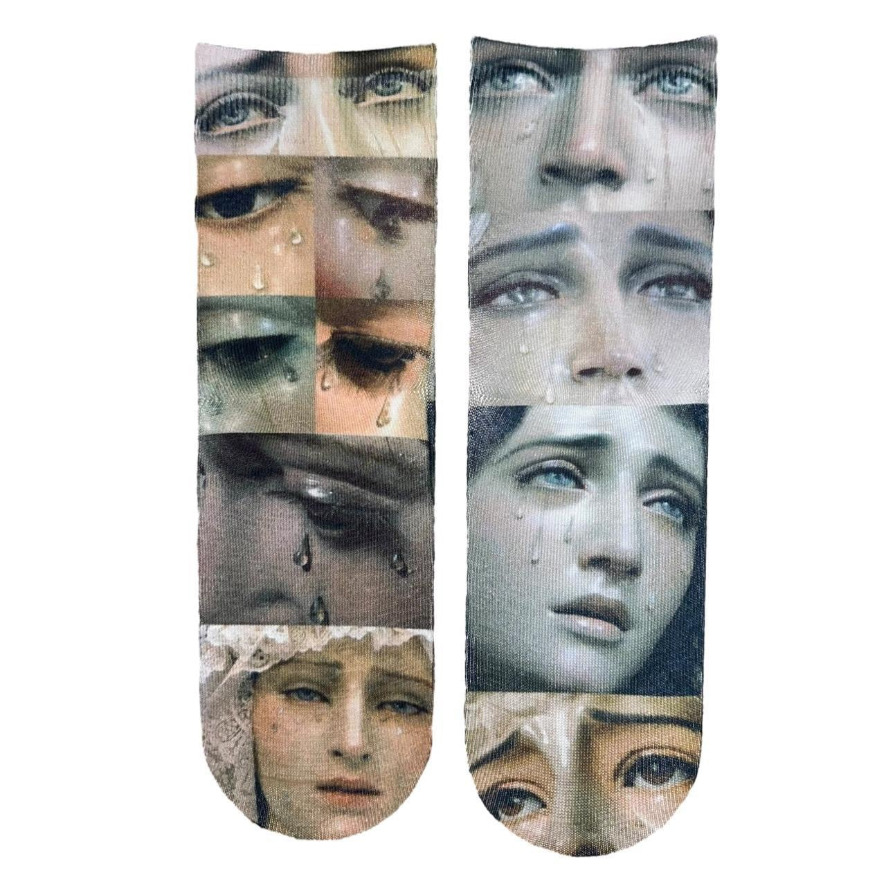 Mother Mary Cries Socks
