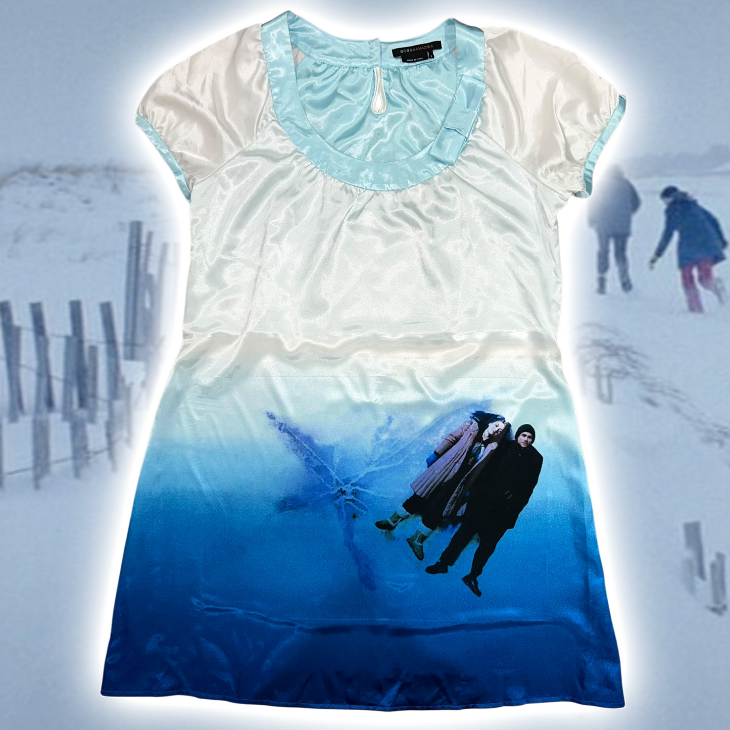 [ commission for chloe ] eternal sunshine & mitski tribute dresses