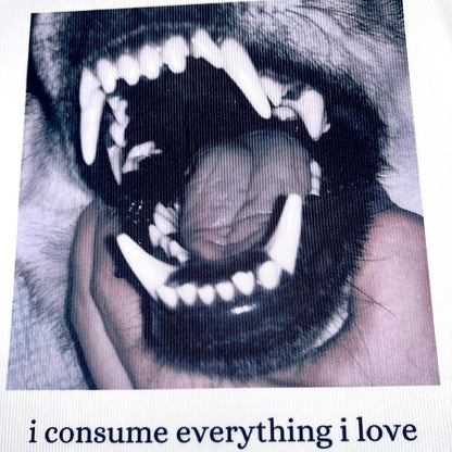 everything i love consumes me | i consume everything i love